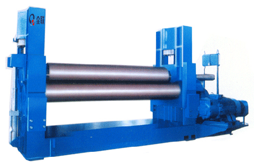 液壓對稱(chēng)式三輥卷闆機 液壓對稱式三輥(gun)卷闆機